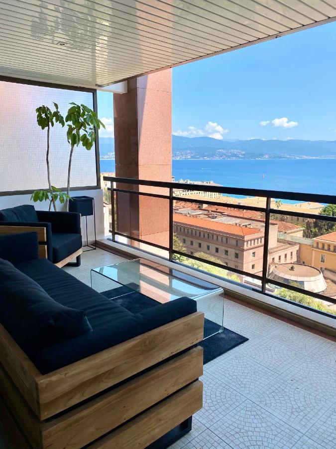 Grand T2 Standing Ajaccio Proche Centre Et Plages Vue Panoramique Parking Prive Екстер'єр фото
