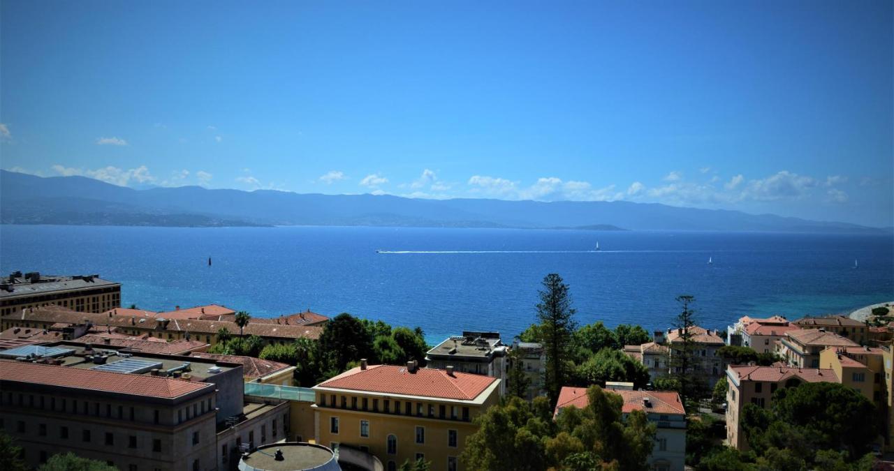 Grand T2 Standing Ajaccio Proche Centre Et Plages Vue Panoramique Parking Prive Екстер'єр фото
