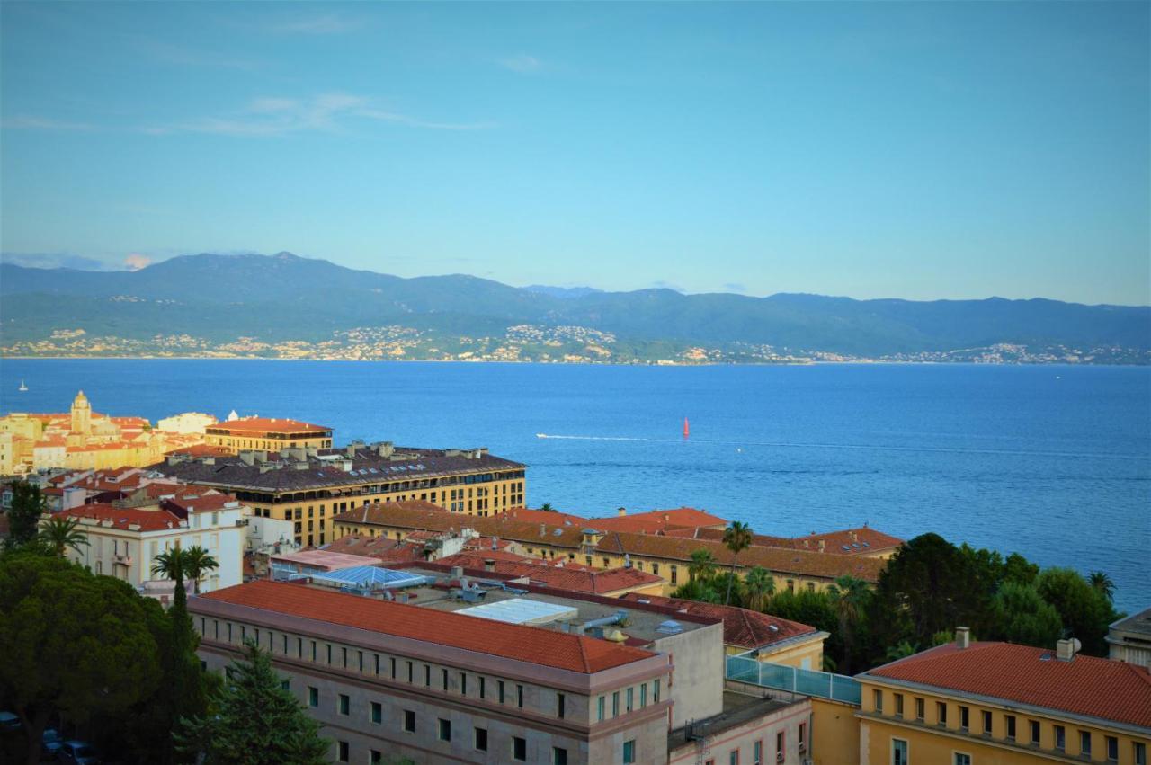 Grand T2 Standing Ajaccio Proche Centre Et Plages Vue Panoramique Parking Prive Екстер'єр фото